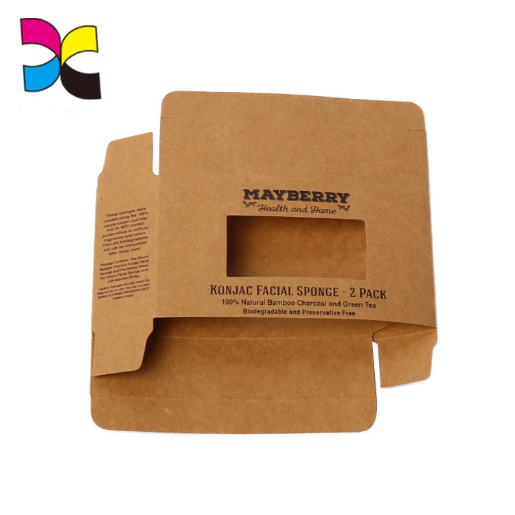 
Guangzhou factory OEM design own logo brown kraft paper packaging box 