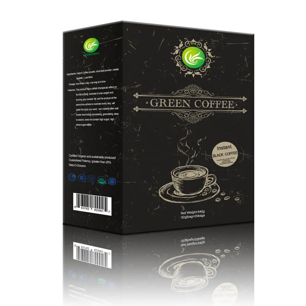 
Кофе Lifeworth для похудения с экстрактом зеленых зерен 