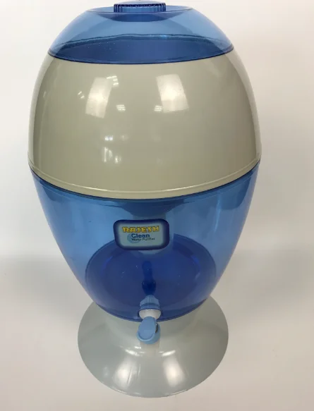 Hot sale 19L portable ceramic water purifier pot with quick flow rate