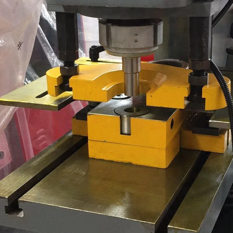 Double head copper sheet hole punching machine ,hydraulic plate hole punching machine