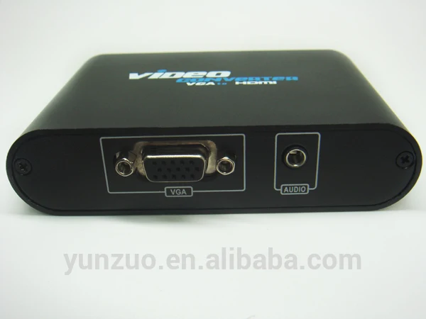 преобразование vga на hdmi matellic черный ящик оптовые электронные alibaba китай поставщик