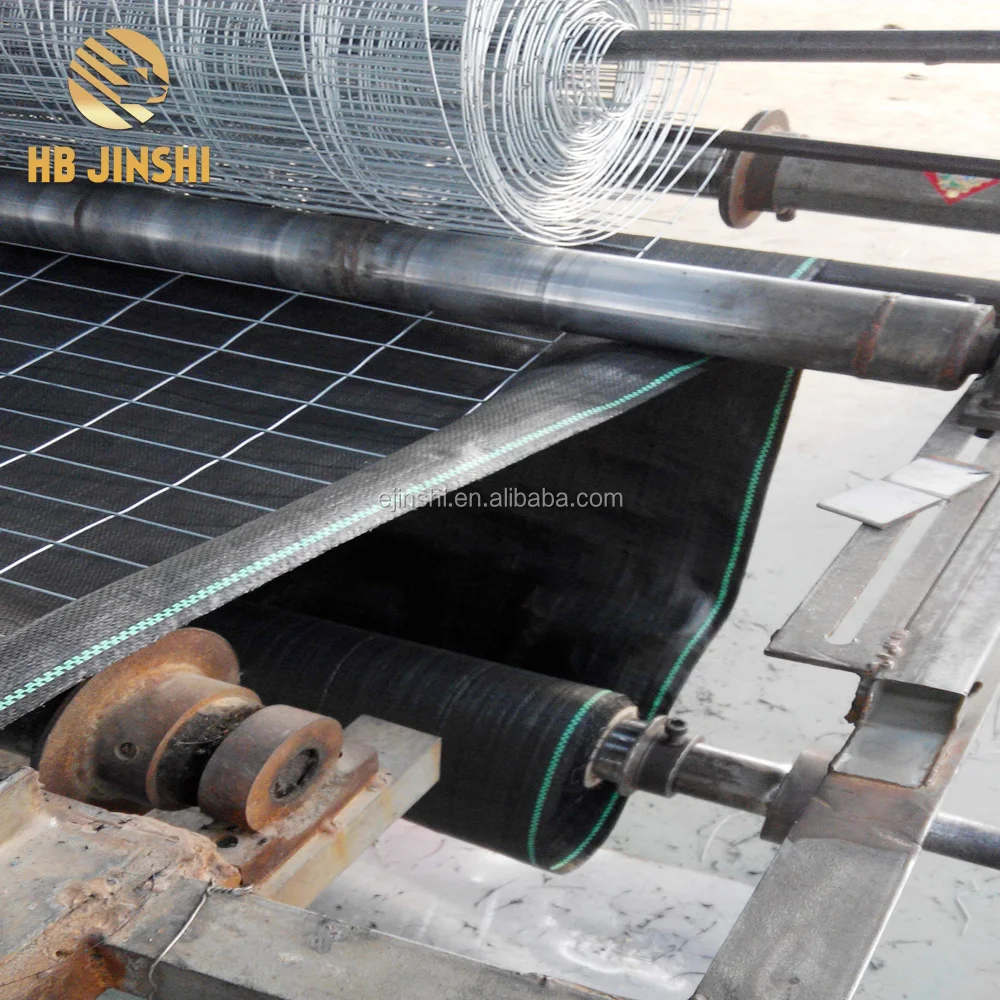 
USA market PP woven barrier silt fence fabric with welded wire 