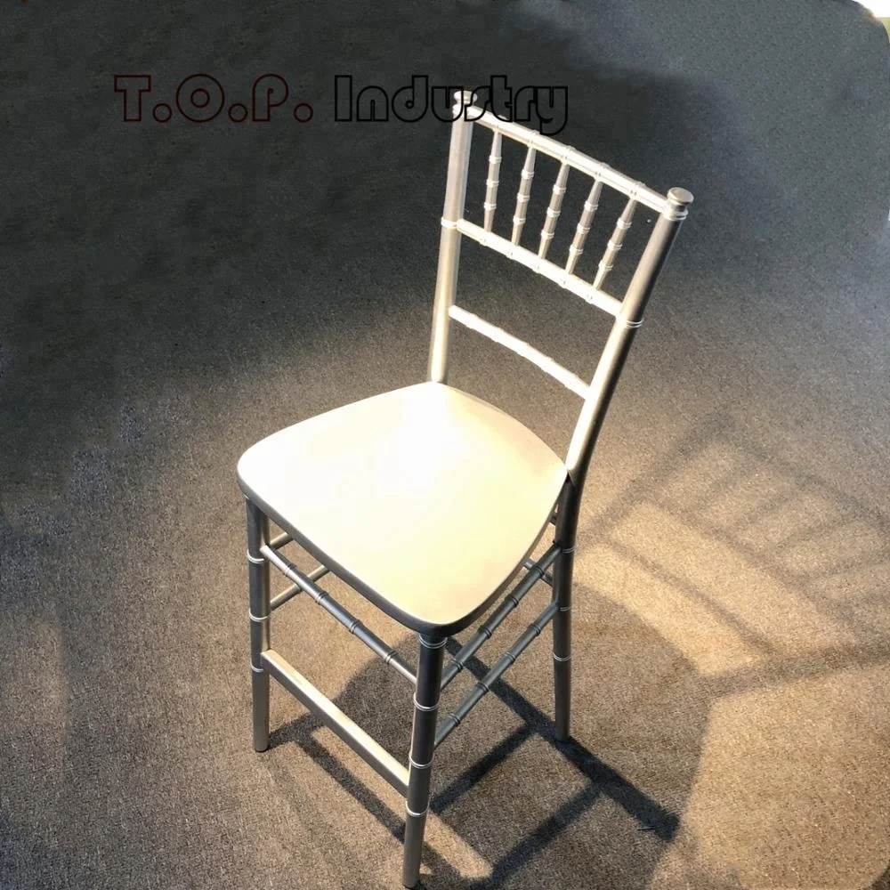 Silver Wood Chiavari Barstool