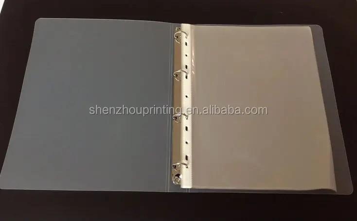 канцелярские папки A4 Папка размер прозрачный файл 3 кольца связующие