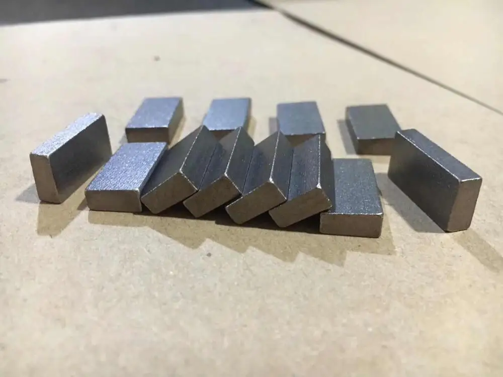 Good cutting performance diamond tips gang saw segment for marble cutting