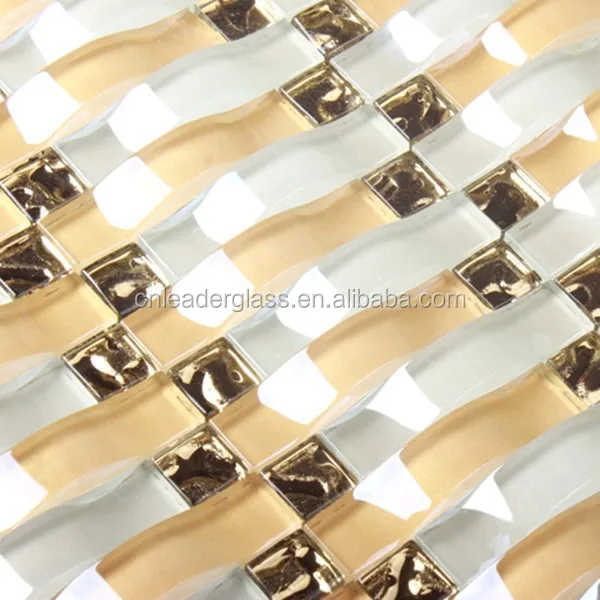 Mirror Crystal Glass Mosaic Tile