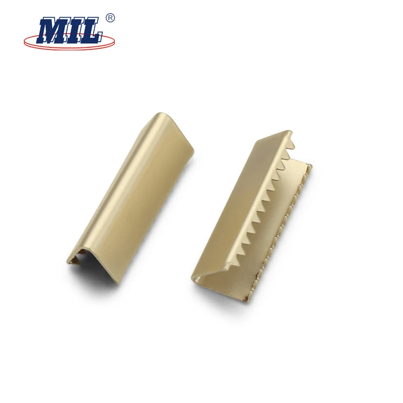 Wholesale colored brass metal stopper cord ends lock for braid