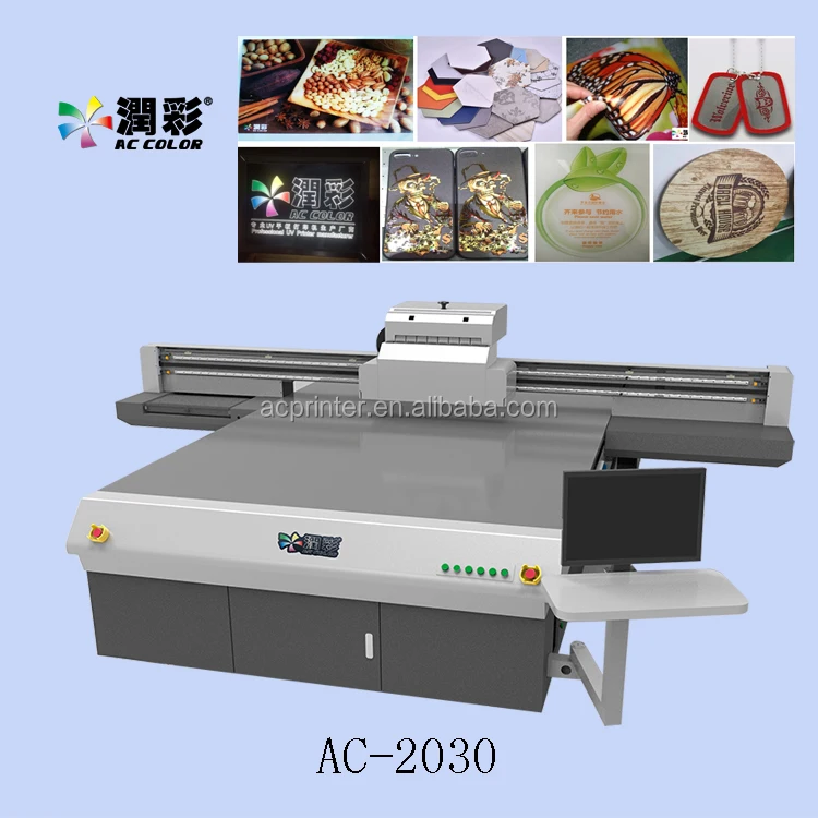 2018 UV Inkjet Printer High Quality PVC Card Printer Wide Format Printer with Embossing Feelings
