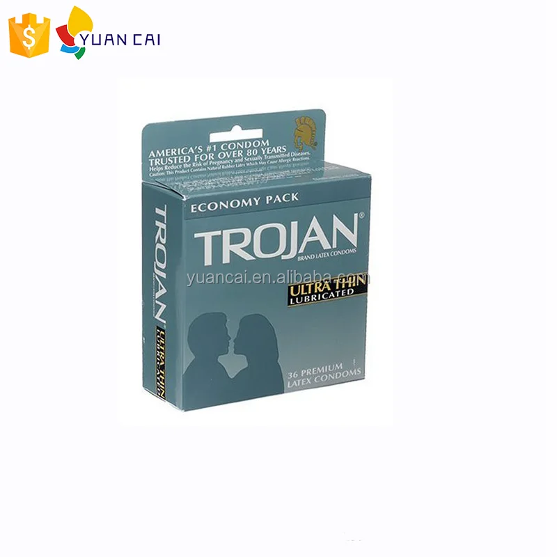 China hanger paper custom condom box with logo printing
