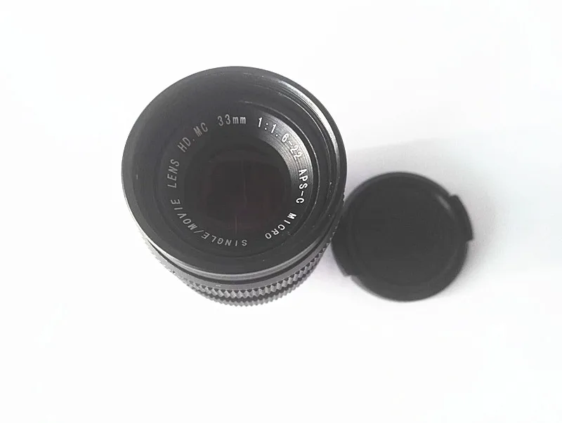 33mm F/1.6 Lens C Mount CCTV Lenses with Macro Rings for Sony Nikon Canon Camera Use