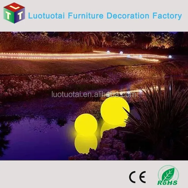 China factory for led ball lamp garden, ball garden lamp solar outdoor