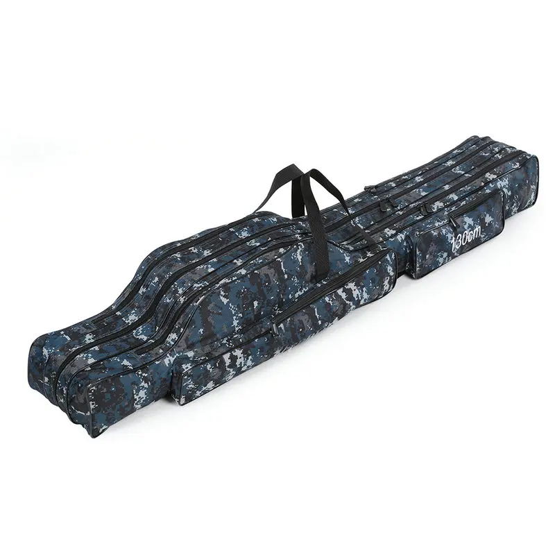 
Folding Fishing Rod Storage Case Rod Bag Canvas Fishing Bag 