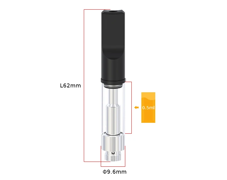 
empty one-off use tank GL3C refillable dual coil tank cartridge 