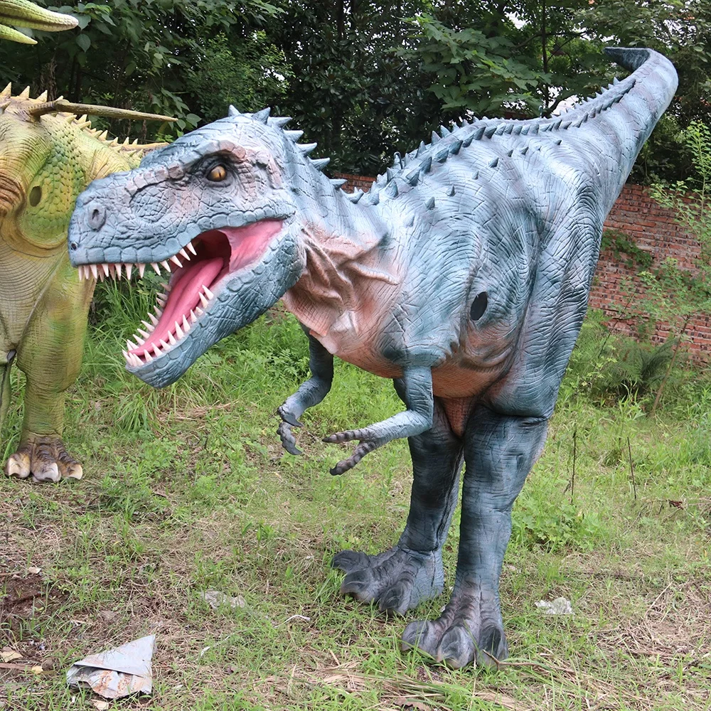 Life size raptor dinosaur realistic costume for adult