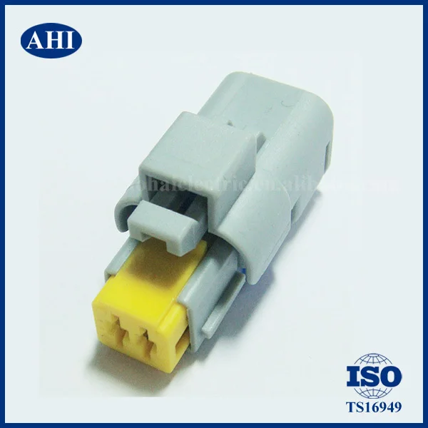 2 контакт. PBT женский серый электрический авто жгут проводов кабель пластиковый разъем