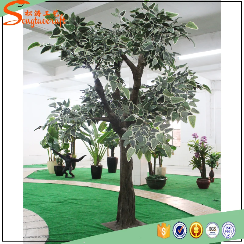 Оптовая продажа, натуральные пластиковые искусственные растения бонсай, счастливое дерево, продажа растений