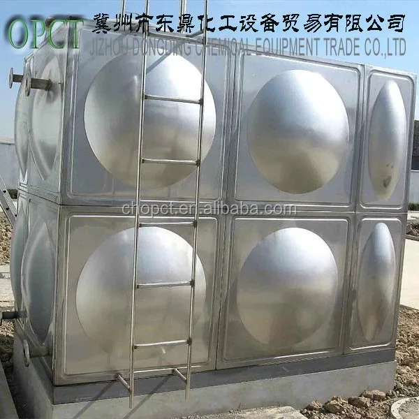 Powder cutaway stainless steel water tank