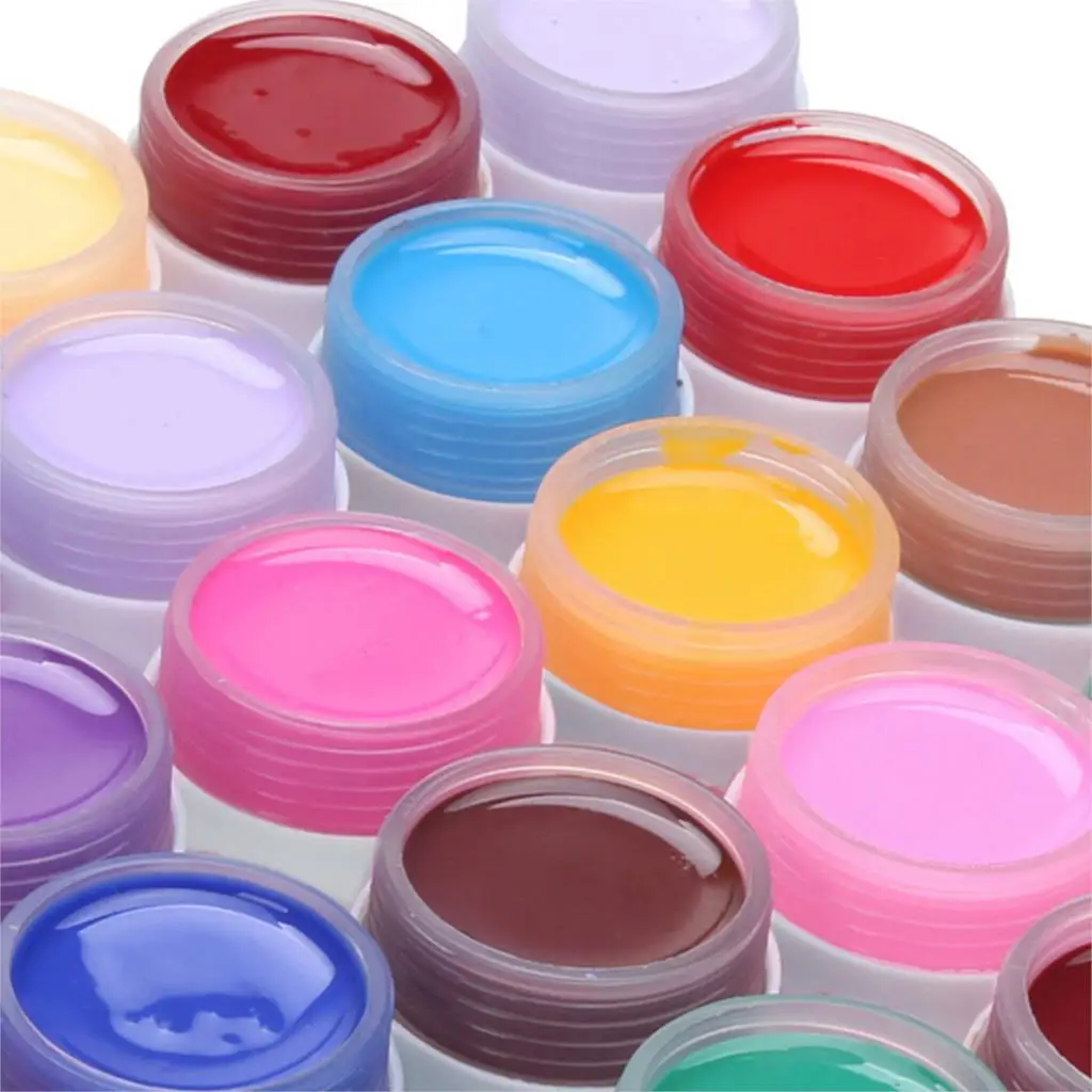 2016 New Fashion Pure Colors Gel Nail Polish UV Nail Art DIY Decoration for Nail Manicure