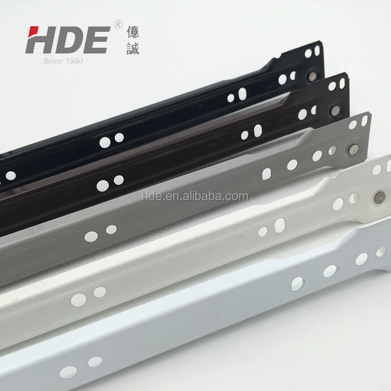 FGV type low price concealed 0.8-1.2mm soft close silent drawer slides