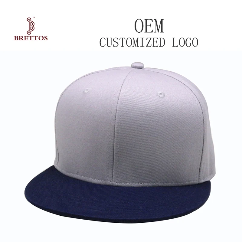 
Factory Custom High Quality Black Grey Plain Caps Hats Snapback 