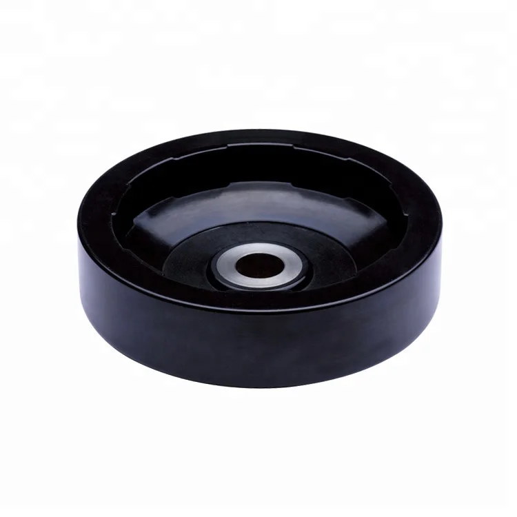 Hot sale black M8 valve aluminium corrugated handwheel