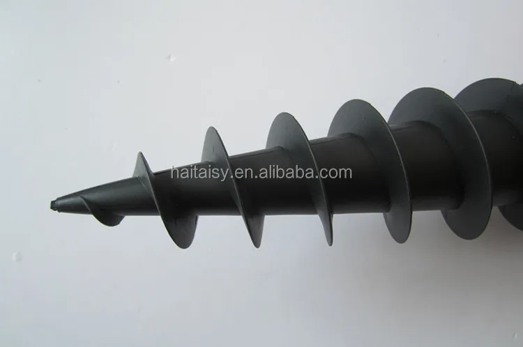 New Desgin Beach Umbrella Plastic Ground Screw Anchor Beach Umbrella Drill