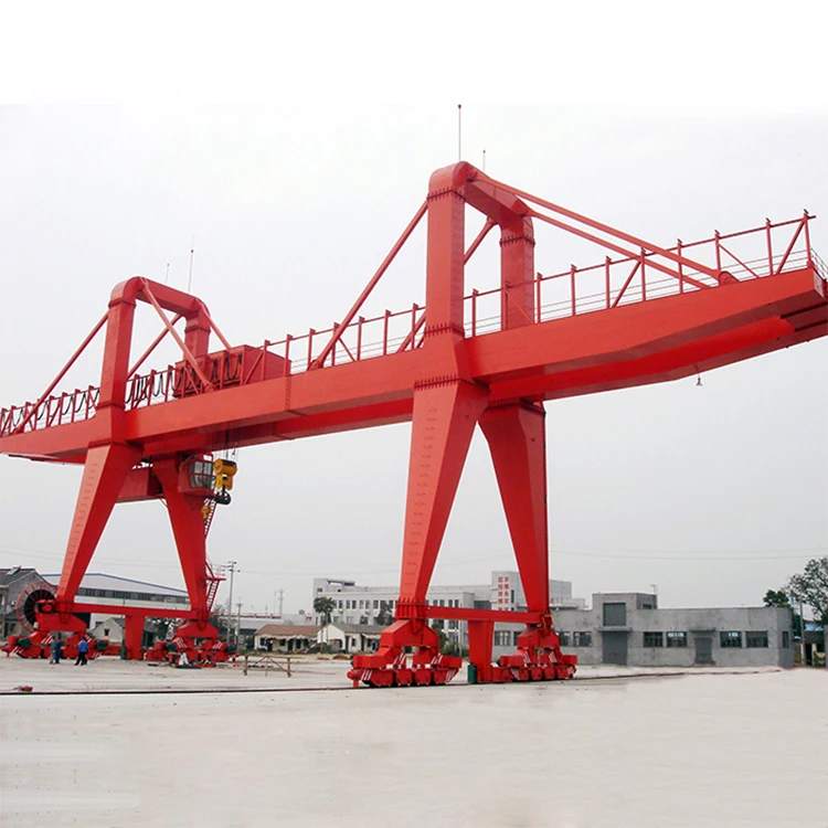 China Heavy Machinery 20-450 tons MG Type Double Beams Gantry Crane Rail Travelling CE ISO Certification For Sale Price