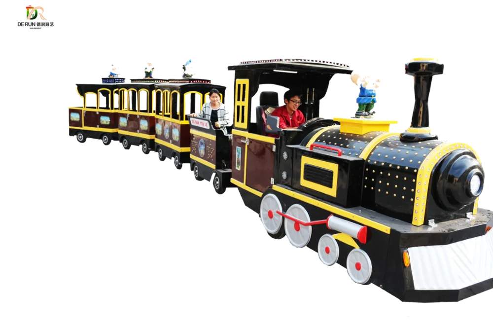 
Christmas shopping center electric train, mini trackless train for kids play 