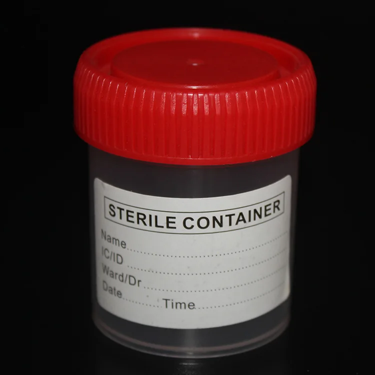 Disposable Medical Sterile 60ml Shorter Urine Collection Specimen Cup