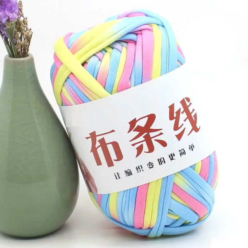 
Wuge hot sell cheap price 100% polyester tshirt yarn for knitting 