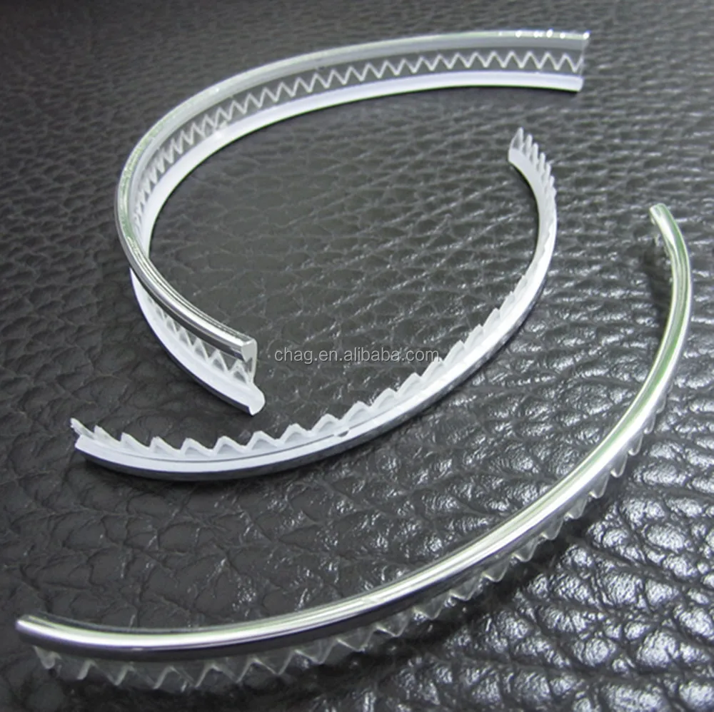 Pvc Shoe Welt with Sawtooth Golden Shoe Decorations Edge Banding piping cord design