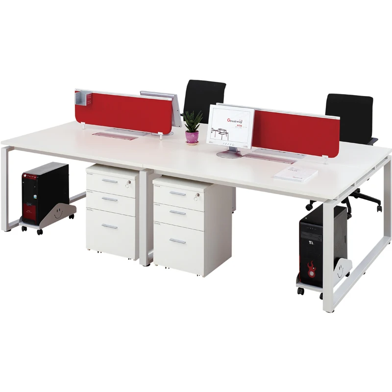 Modern Commercial Office Furniture Parts Table Legs Table Frame Durable Workstation Cable Management Steel Workstation Desk Iron