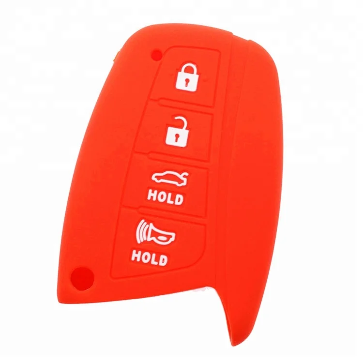 Factory Wholesale For Hyundai 4 buttons Exclusive Silicone Car Key Cover