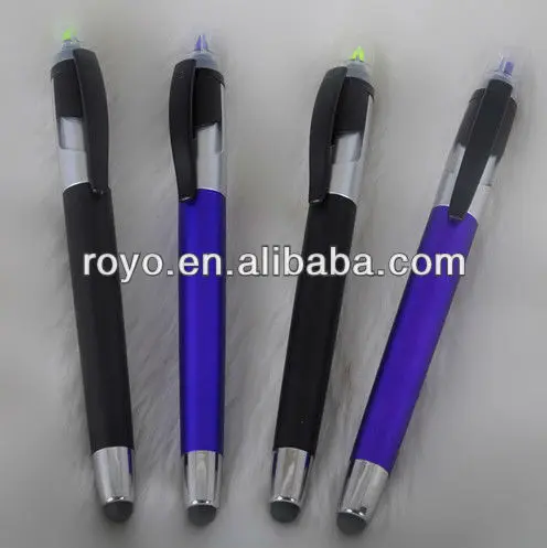 3 в 1 сенсорное перо с подсветкой