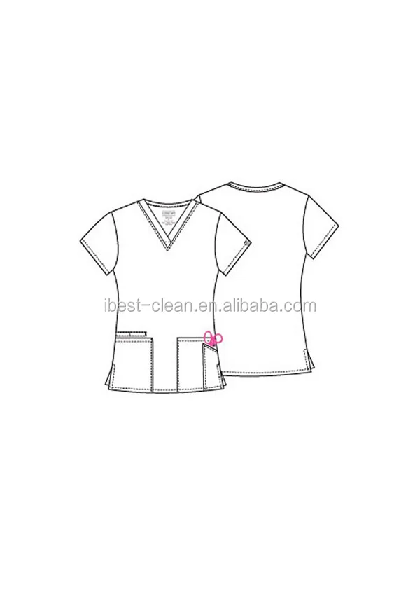 2023 Fashionable Hospital Female Staff Nurse Uniform Design
