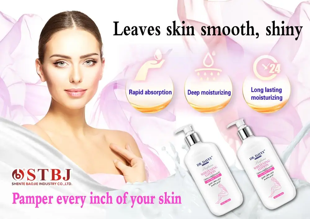 Roushun new Skin whitening body lotion complex soft skin all types intensive moisturizing relief from dry skin