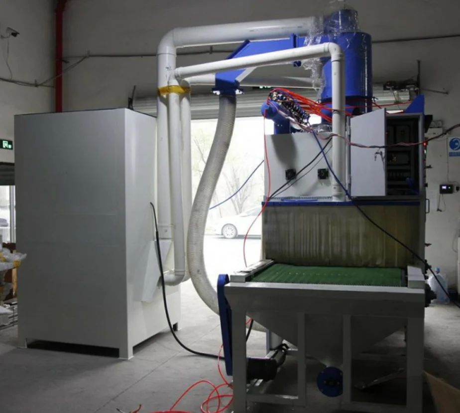 Conveyor Belt Automatic Sand Blasting Machine