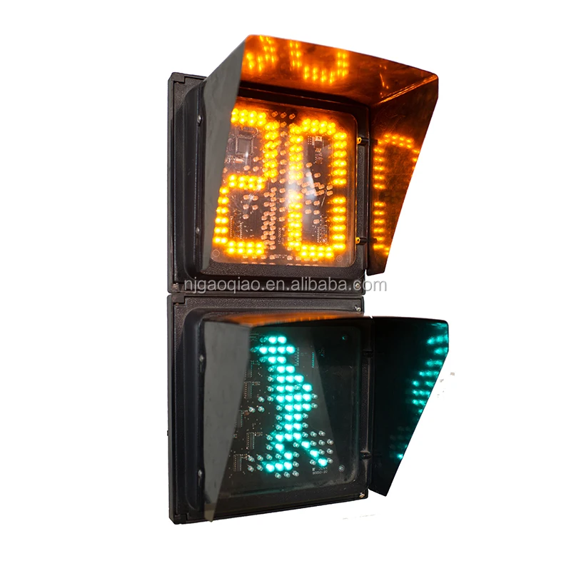200mm LED Pedestrian Traffic Light Dynamic Man with countdown