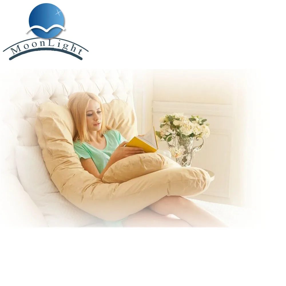 custom design side sleeper c shaped pregnancy pillow comfortable
