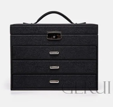 
New Design Multi-Drawer Jewelry Protection Jewelry Carrying Case Multipurpose Storage Box Jewelry Show Case 
