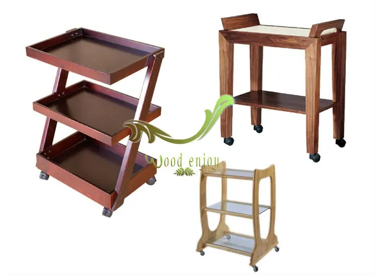 спа-салон дечение вагонетки, деревянная тележка колеса для массажа 3913#