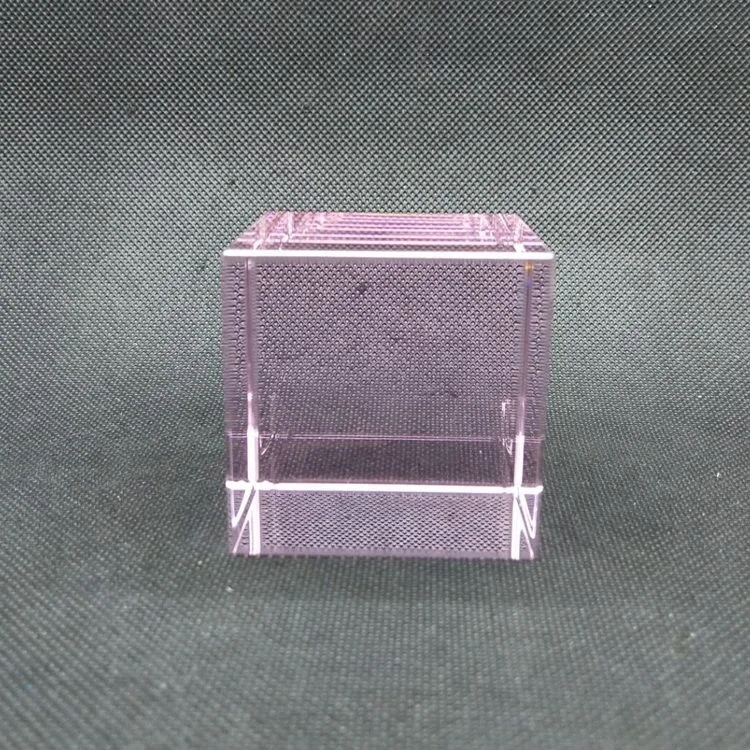 Honor of crystal K9 Blank Crystal Cube Black Glass Block For Customer Design Engraving
