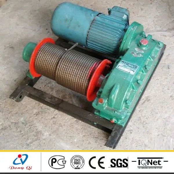 30 tons electric winch wire rope type with remote control low price