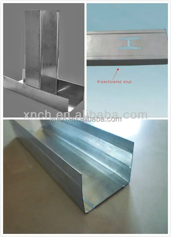 Металлический Профилегибочная машина для производства штифтов и балок для перегородки