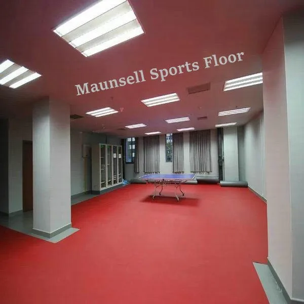 Synthetic plastic sports carpet floor for Indoor Table Tennis courts