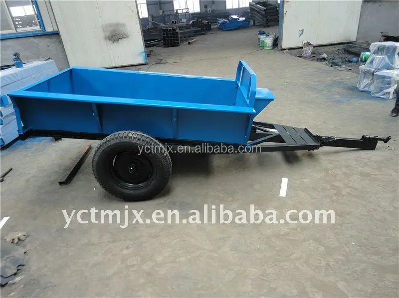 1.5 T Agri machinery walking tractor farm trailer,hand trailer
