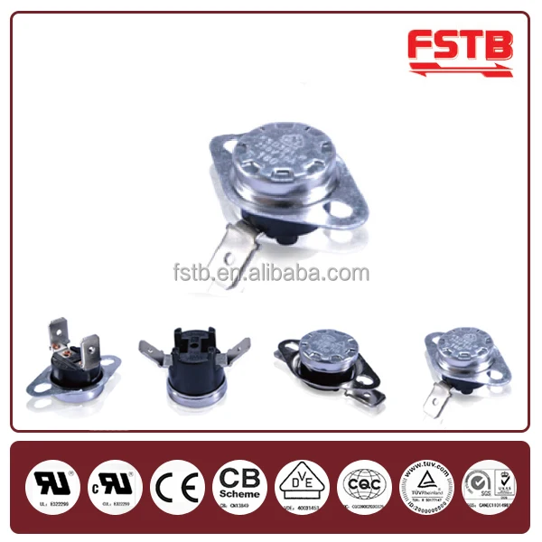 KSD301 Auto reset Heating Element Bimetal Thermostat 10A 250V Switch For Electrical Appliance Part