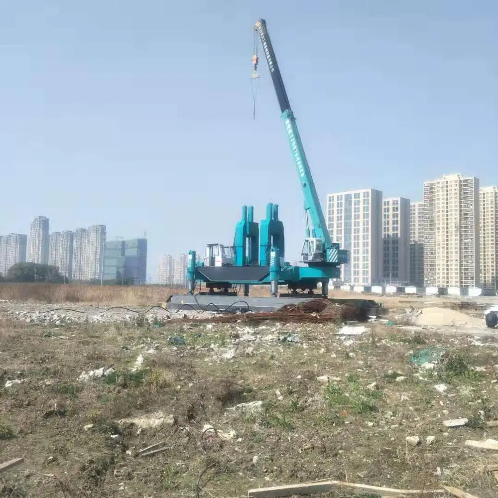 Hot sale ZYC800 jack in pile machine injection machine robot pile driver for phc pile