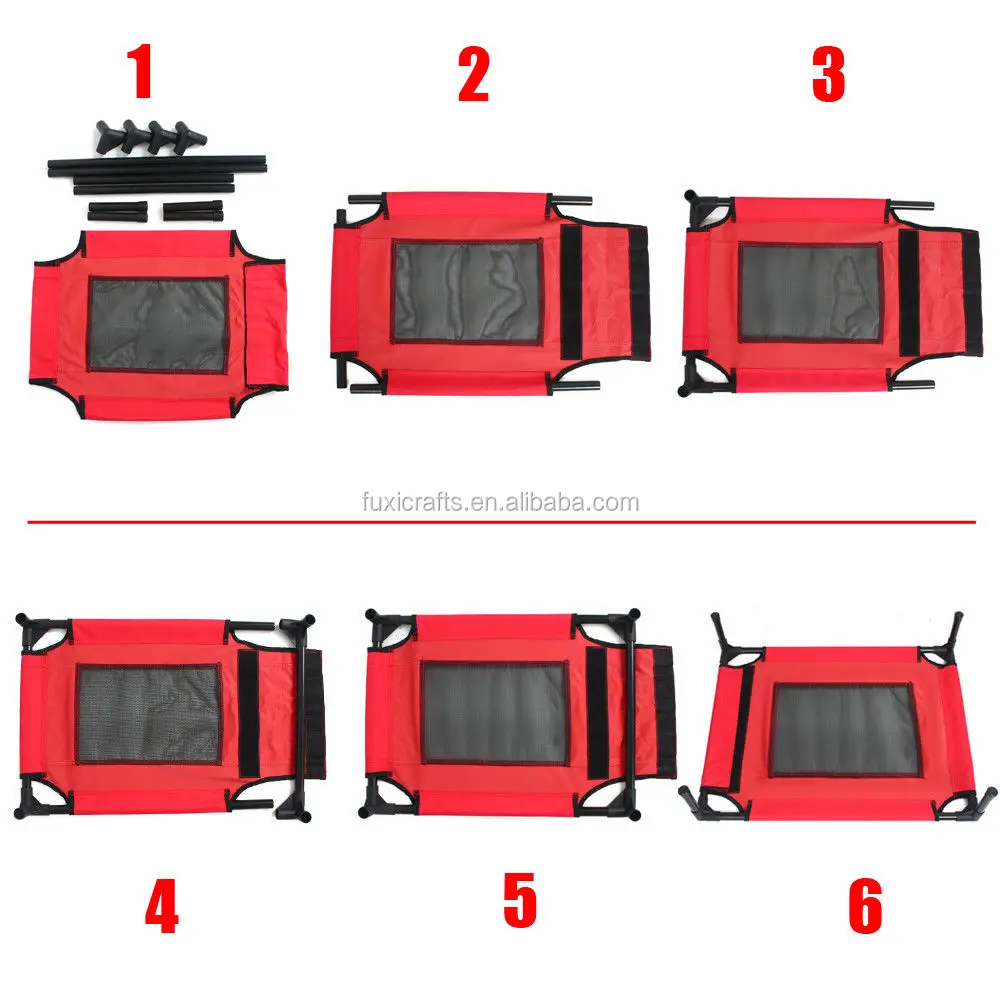 
Fuxi Elevated Pet Dog Bed Trampoline Cat Puppy Hammock Fabric Cover Heavy Duty Frame FX-DT-2 