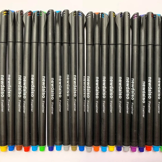 2019 new item hot in Amazon  0.38mm colorful fineliner pen,Graphic Fineliner, color marker pen